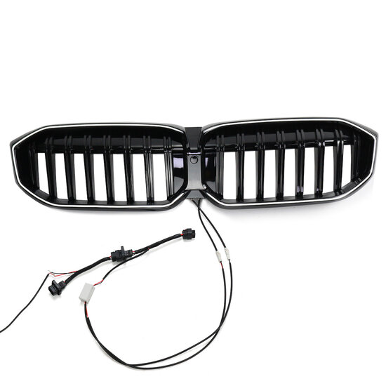 Grillen glanzend zwart met LED verlichting passend voor BMW 3 serie G20LCI en G21LCI model 2022 - heden