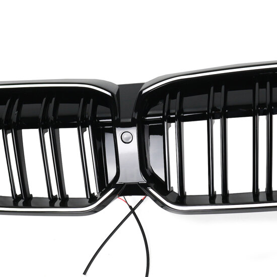 Grillen glanzend zwart dubbelspijls met LED verlichting passend voor BMW 3 serie G20LCI en G21LCI model 2022 - heden