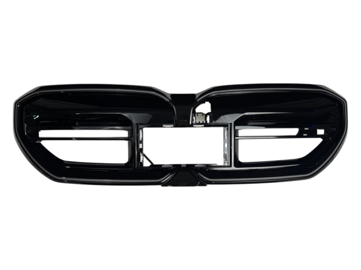 Glanzend zwarte grill met verlichting EVO passend voor BMW 5 serie G60 en G61