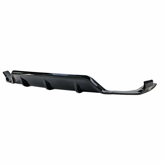 Glanzend diffuser passend voor BMW X6 G06 met M pakket achterbumper