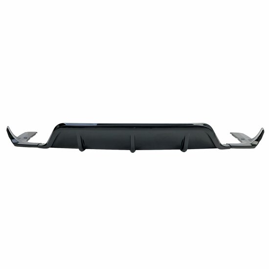 Glanzend diffuser passend voor BMW X6 G06 met M pakket achterbumper