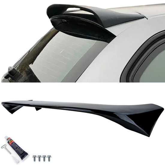 Glanzend zwarte dakspoiler passend voor BMW 3 serie E91 touring