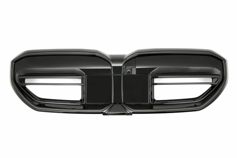 Glanzend zwarte grill met verlichting LED EVO passend voor BMW 5 serie G60 en G61