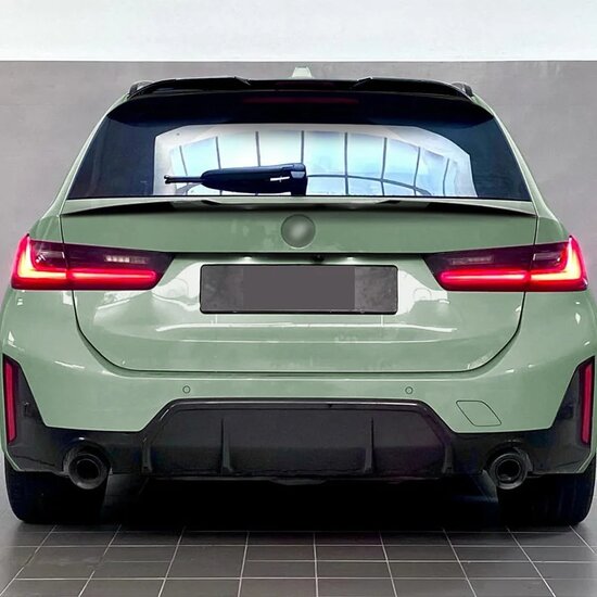 Dakspoiler glanzend zwart passend voor BMW 3 serie G21 Touring 