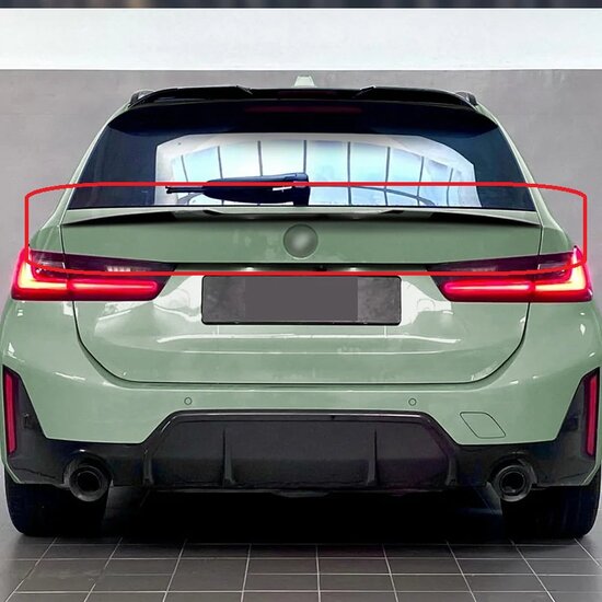 Kofferklepspoiler glanzend zwart passend voor BMW 3 serie G21 Touring 