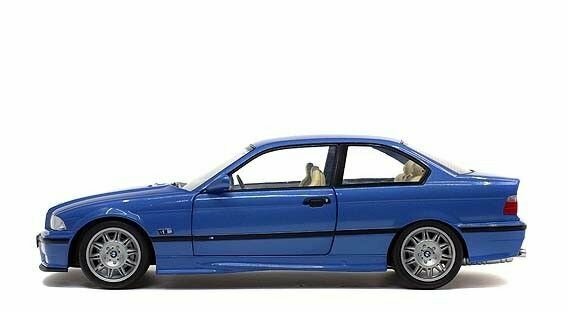BMW M3 (E36) &#039;99, blauw, schaalmodel 1:18
