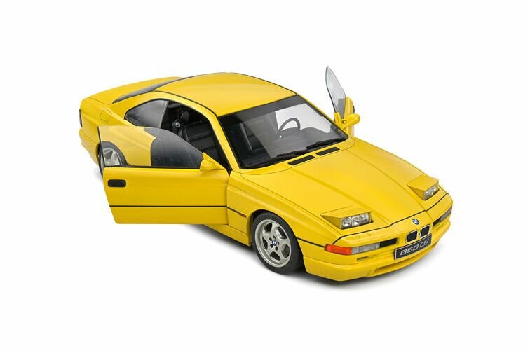 BMW 8 serie E31 CSI geel schaal 1:18 solido