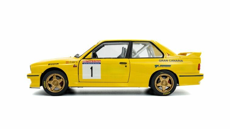 BMW M3 (E30) Gr.A  Ponce / Deniz Principe Asturias &#039;92 schaal 1:18 Solido
