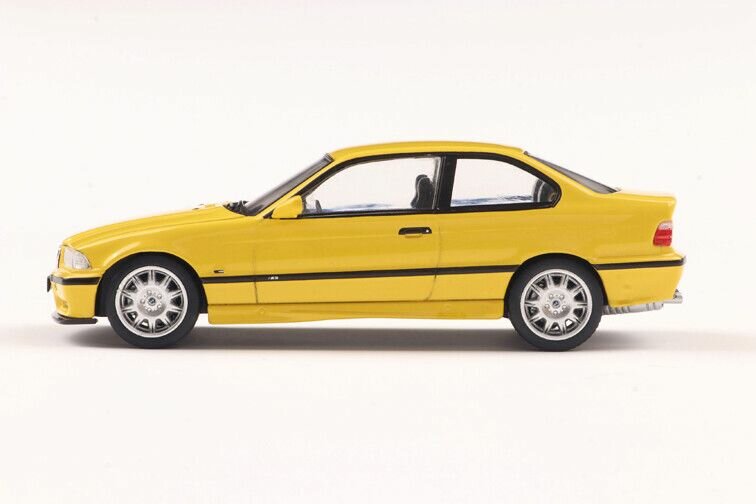 BMW M3 (E36), geel , schaal 1:43 Solido