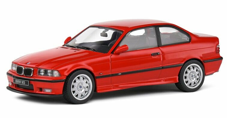 BMW M3 (E36) &#039;99, rood, schaal 1:43 Solido