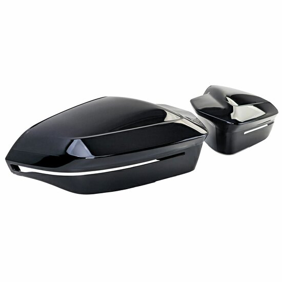 Glanzend zwarte spiegelkappen passend voor BMW 5 serie G60 en G61