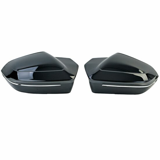 Glanzend zwarte spiegelkappen passend voor BMW 5 serie G60 en G61