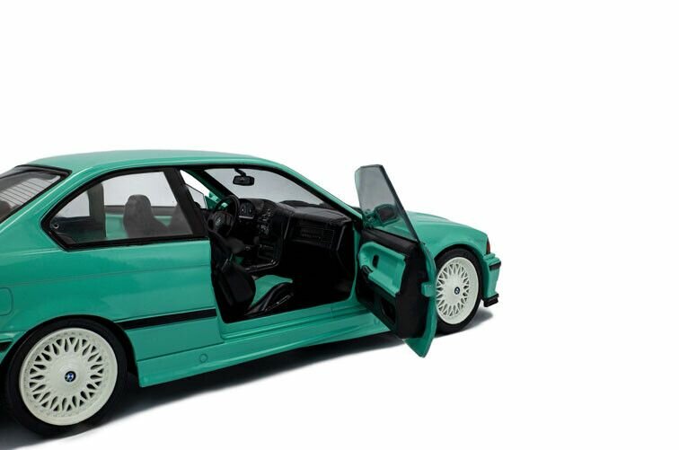 BMW M3 E36 coupe mint green schaal 1:18 solido