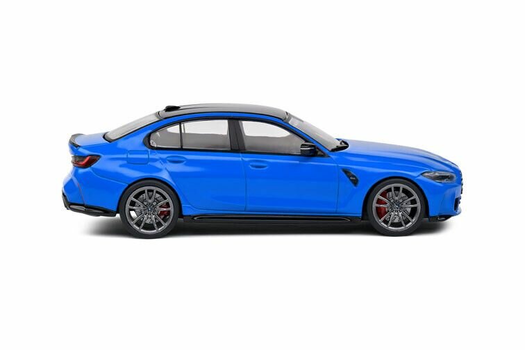 BMW M3 G80 blauw schaal 1:43 solido