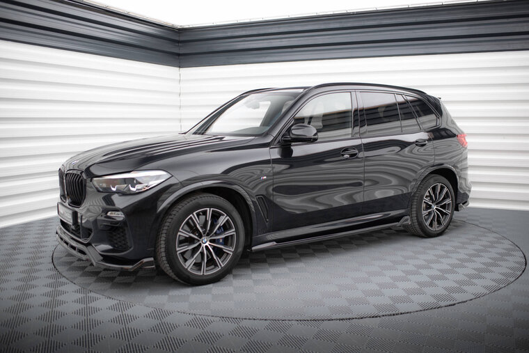 Glanzend zwart aanzetpakket passend voor BMW X5 G05 model 2019 - 2022 Maxton Design