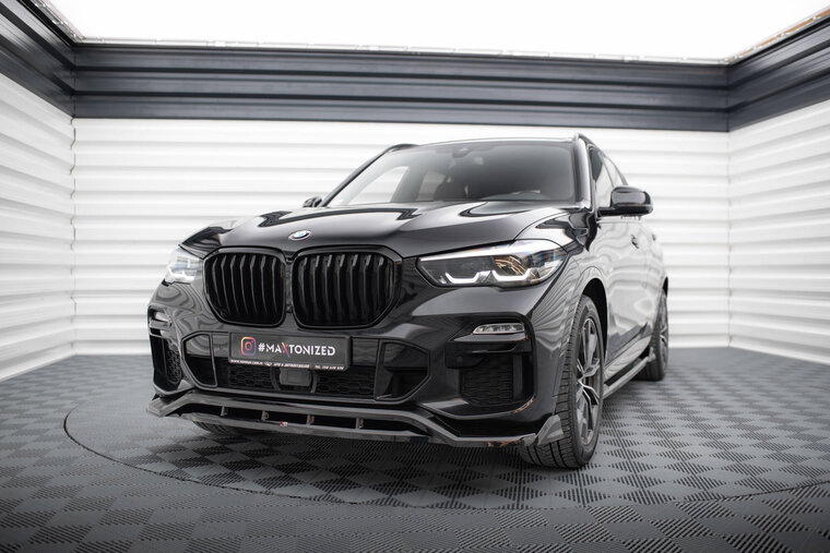 Glanzend zwart aanzetpakket passend voor BMW X5 G05 model 2019 - 2022 Maxton Design