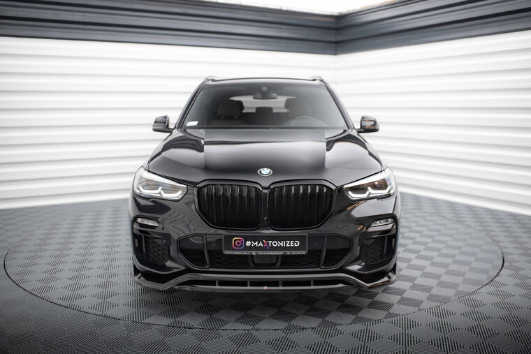 Glanzend zwart aanzetpakket passend voor BMW X5 G05 model 2019 - 2022 Maxton Design