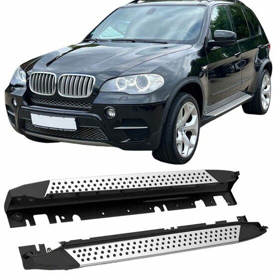 Aluminium treeplanken passend voor BMW X5 E70 