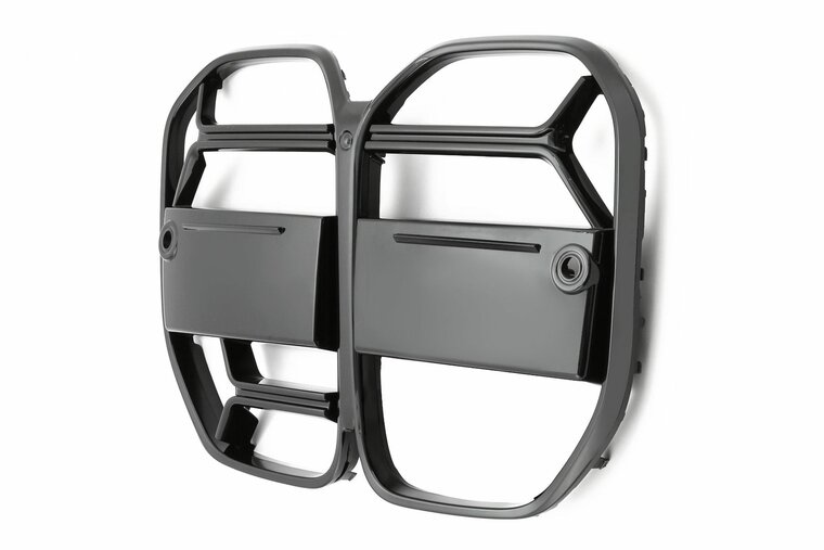 Glanzend zwarte CS look grill passend voor BMW 4 serie G22 en G23 
