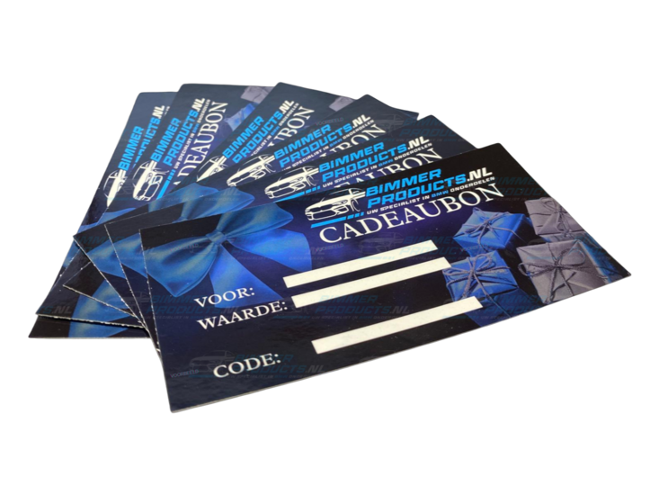 Cadeaubon BimmerProducts.nl &euro;50,-