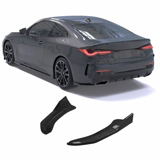 Diffuser hoeken passend voor BMW 4 serie G22 en G23 coupe 