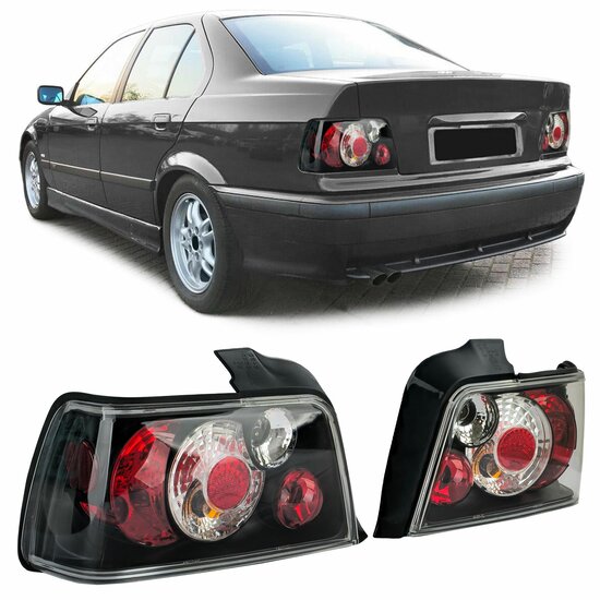 Achterlichten helder passend voor BMW 3 serie E36 sedan