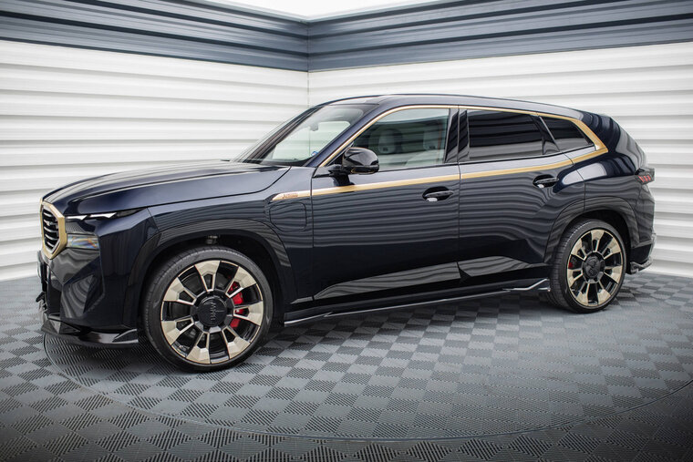 Glanzend zwart aanzetpakket rondom passend voor BMW XM G09 Maxton Design