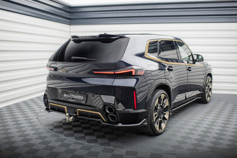 Glanzend zwart aanzetpakket rondom passend voor BMW XM G09 Maxton Design