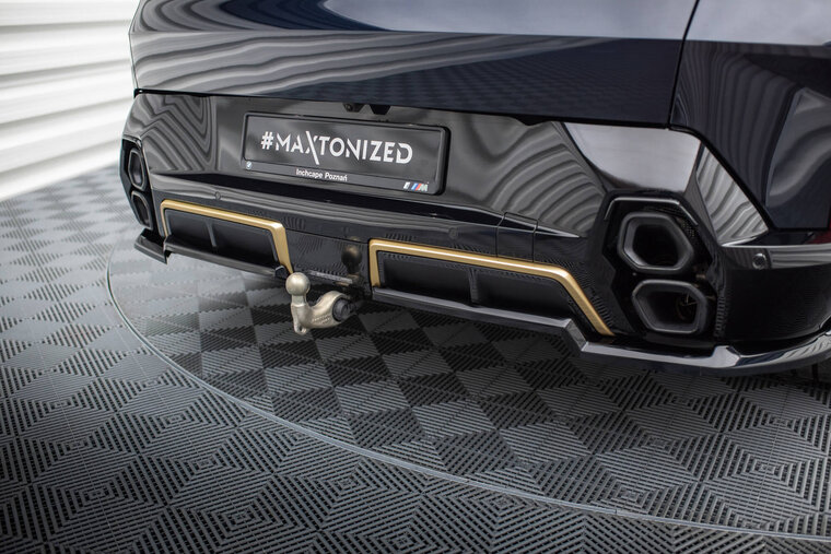 Glanzend zwart aanzetpakket rondom passend voor BMW XM G09 Maxton Design