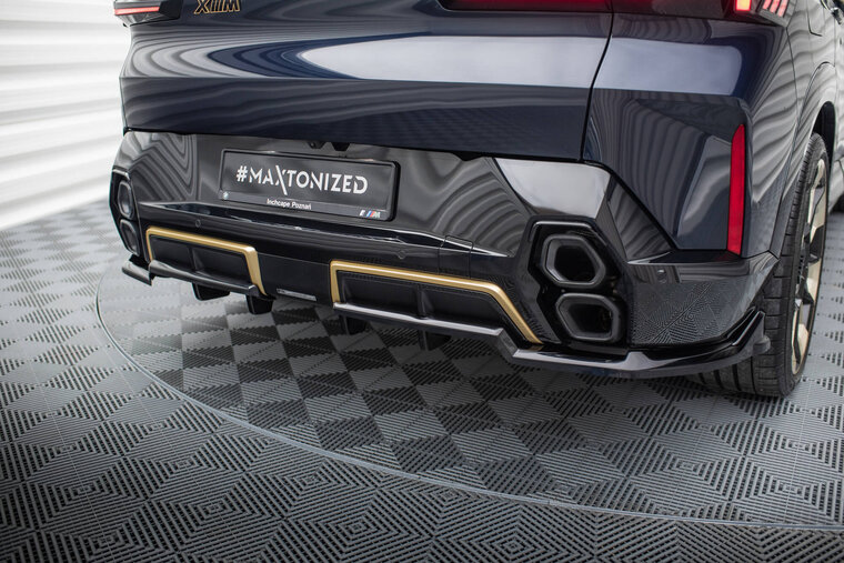 Glanzend zwart aanzetpakket rondom passend voor BMW XM G09 Maxton Design