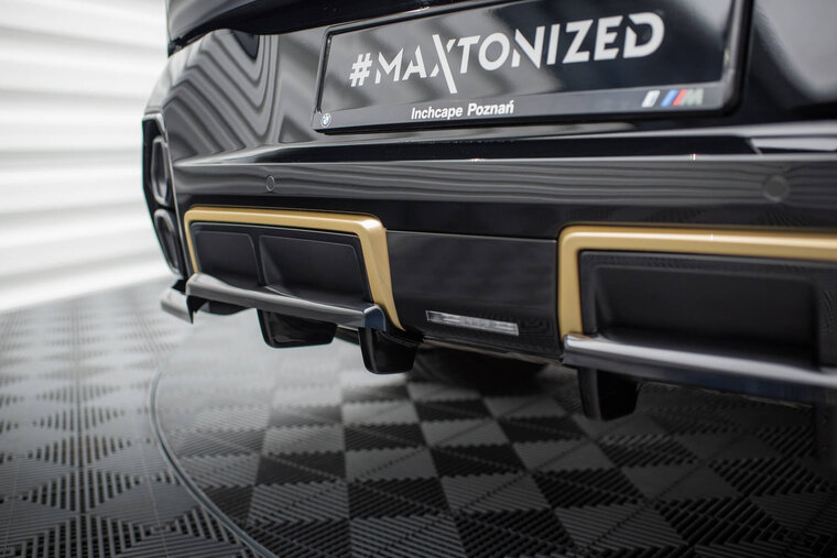 Glanzend zwart aanzetpakket rondom passend voor BMW XM G09 Maxton Design