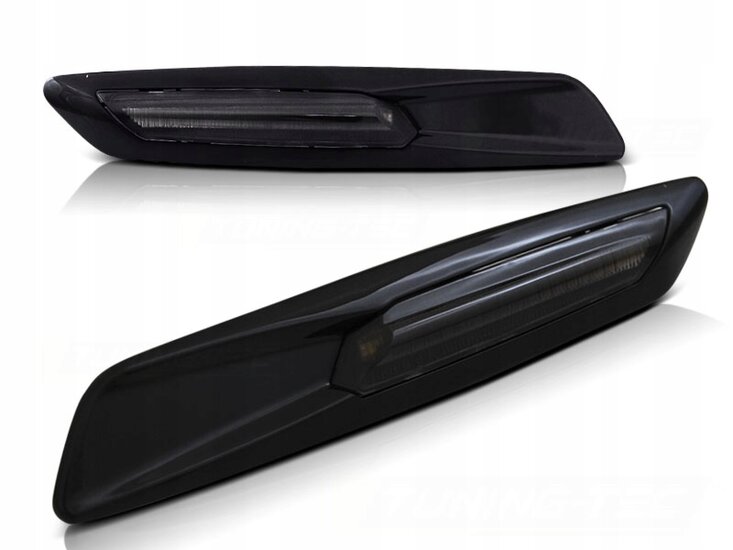 Smoke knipperlichten F10 look passend voor BMW 1 serie E81, E82, E87 en E88, BMW 3 serie E90, E91, E92 en E93 en 5 serie E60 en E61