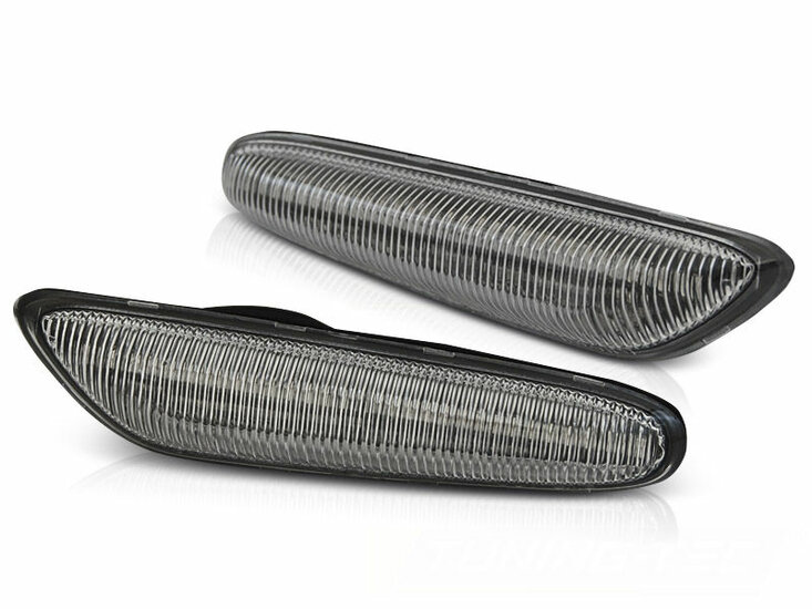 Dynamische LED zijknipperlichten passend voor BMW 1 serie E81, E82, E87 en E88 en BMW 3 serie E46, E90, E91, E92 en E93, 5 serie E60 en E61, X1 E84 en X3 E83