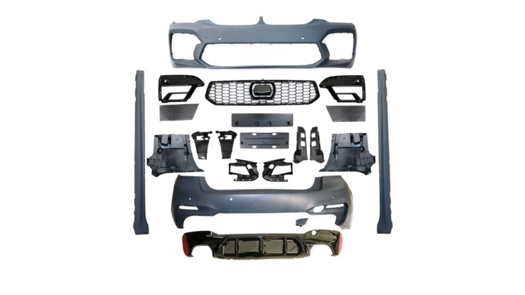EVO look pakket passend voor BMW 5 serie G30 sedan model 2017 - 2020