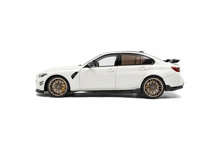 BMW M3 (G80) Performance Parts '24, wit (Alpineweiss) Solido schaal 1:18