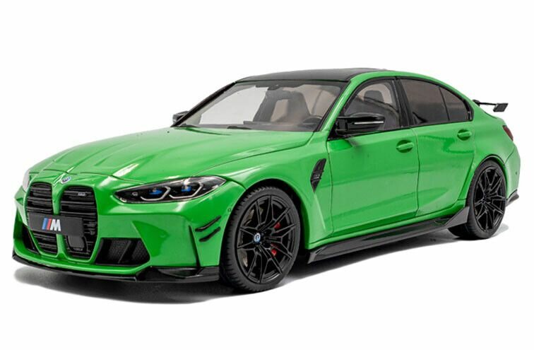 BMW M3 (G80) Performance Parts '24, Groen (Signal Green) Solido schaal 1:18