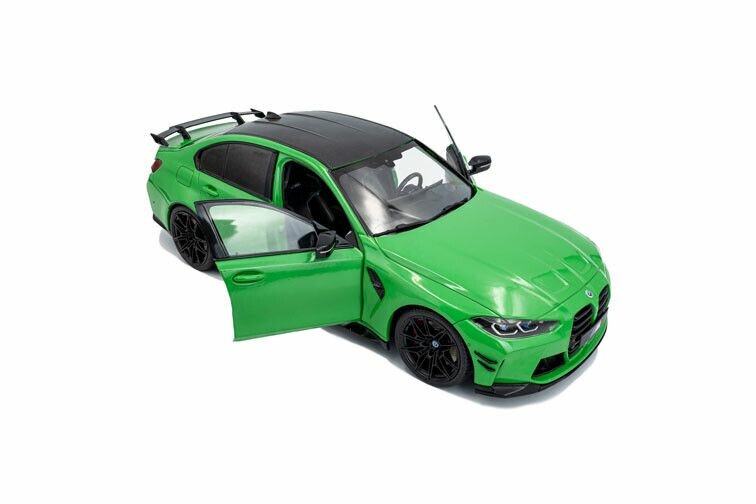 BMW M3 (G80) Performance Parts '24, Groen (Signal Green) Solido schaal 1:18