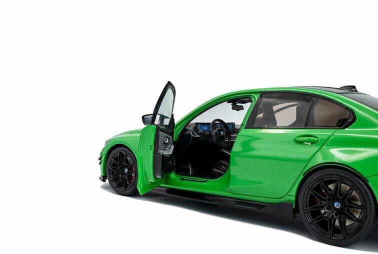 BMW M3 (G80) Performance Parts '24, Groen (Signal Green) Solido schaal 1:18