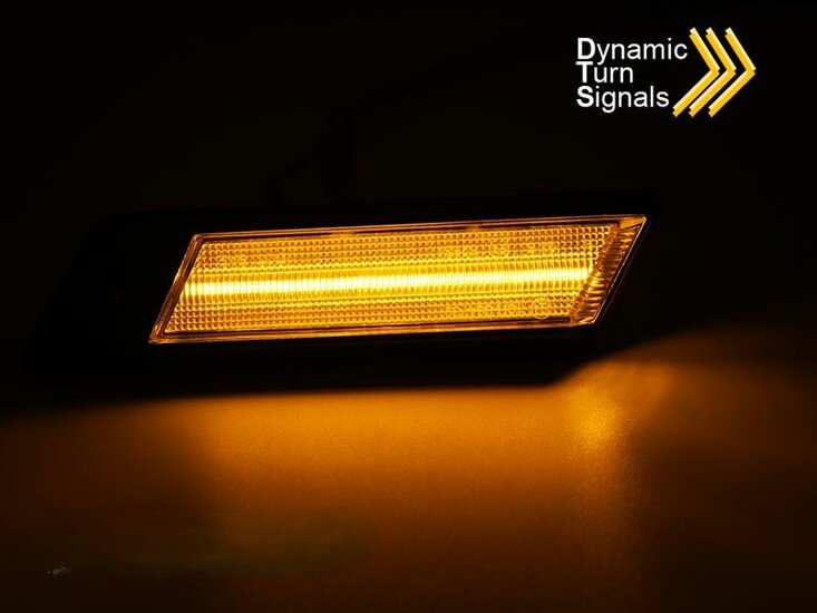 Dynamische LED zijknipperlichten passend voor BMW 3 serie E30, 5 serie E28, 6 serie E24 en 7 serie E23