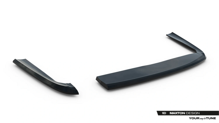 Diffuser aanzet splitters glanzend zwart passend voor BMW 3 serie E36 met M pakket achterbumper Maxton Design