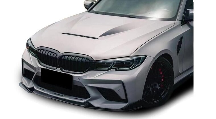 EVO look motorkap aluminium passend voor BMW 3 serie G20 en G21 model 2019 - 2022
