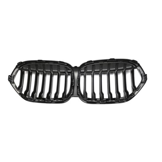 Glanzend zwarte grillen passend voor BMW X1 F48 LCI model 2019 - 2022 