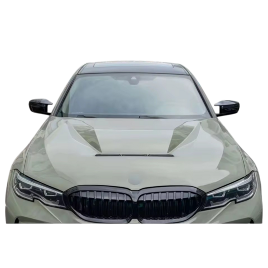 EVO look motorkap aluminium passend voor BMW 3 serie G20 en G21 model 2019 - 2022