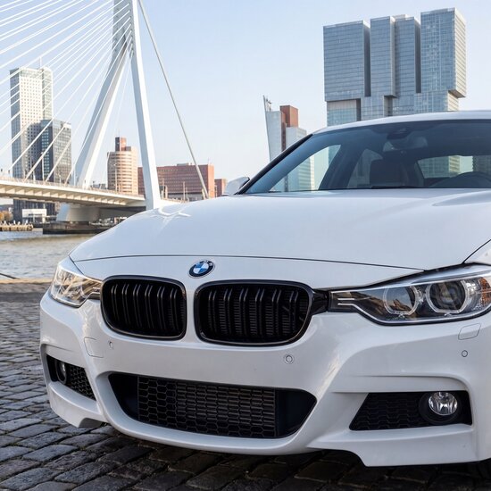 Grillen glanzend zwart passend voor BMW 3 serie F30 en F31