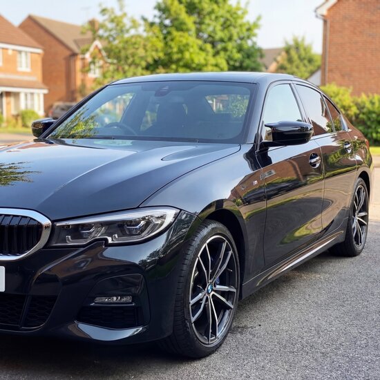 EVO look spiegelkappen glanzend zwart passend voor BMW G20 G21 G30 G31 G11 G12 G14 G15