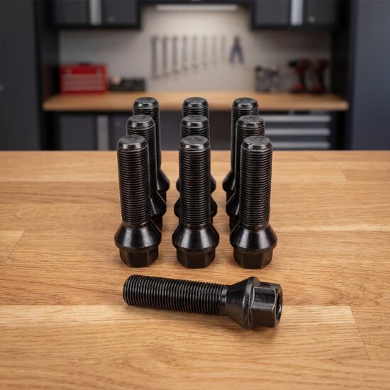 Wielbouten M14 x 1,25 voor spacers van 1,5 cm per wiel