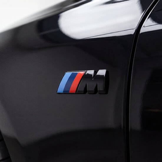 BMW M logo zijscherm origineel BMW zwart