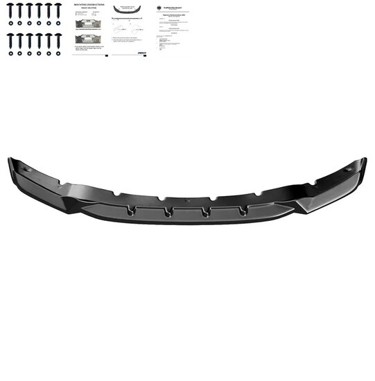 Front spoiler glanzend zwart passend voor BMW X5M F85 en X6M F86