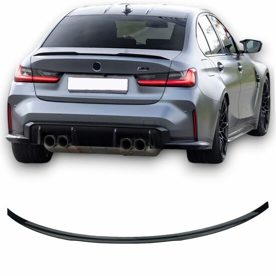 Carbon achterspoiler CS look passend voor BMW 3 serie F30 sedan 