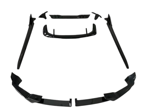 Aero kit glanzend zwart passend voor BMW X5 G05 LCI model vanaf 2023